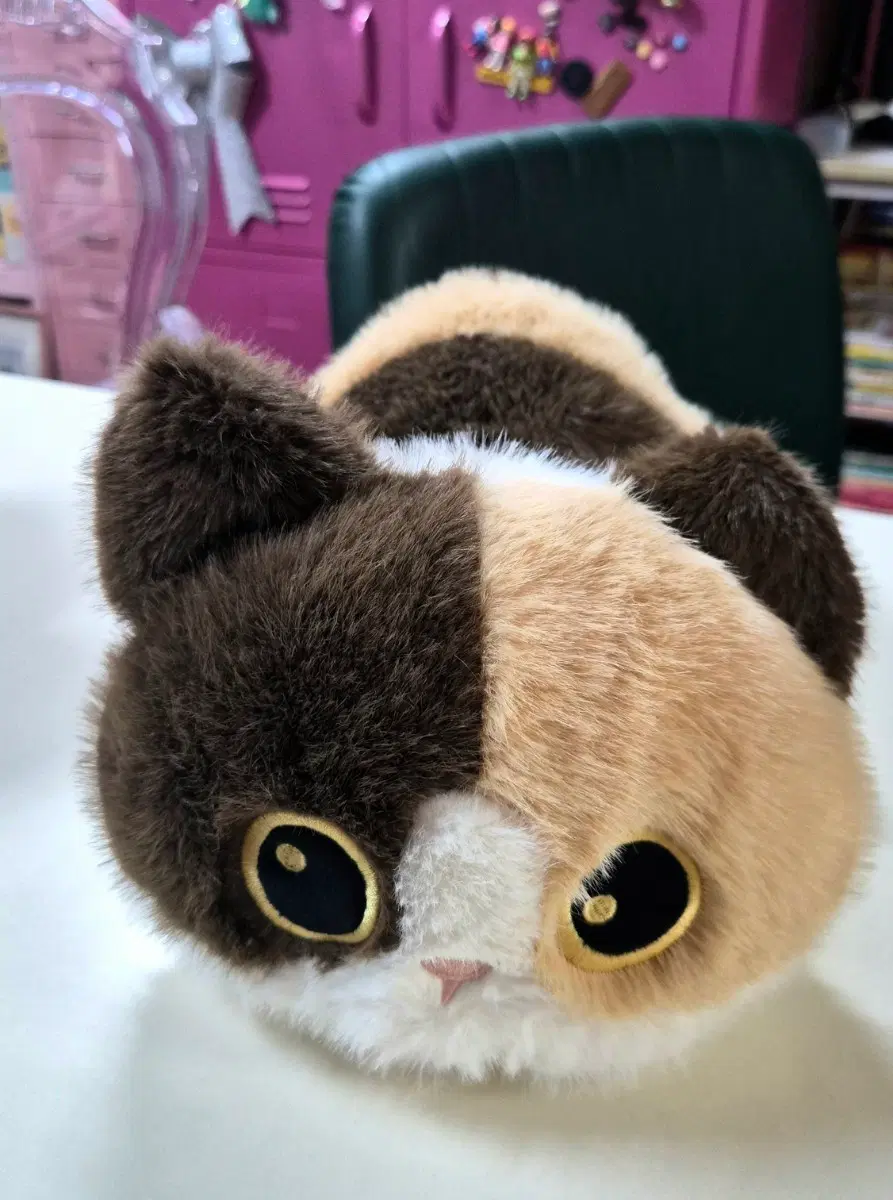 부들부들 고양이 인형 삼색이 30cm