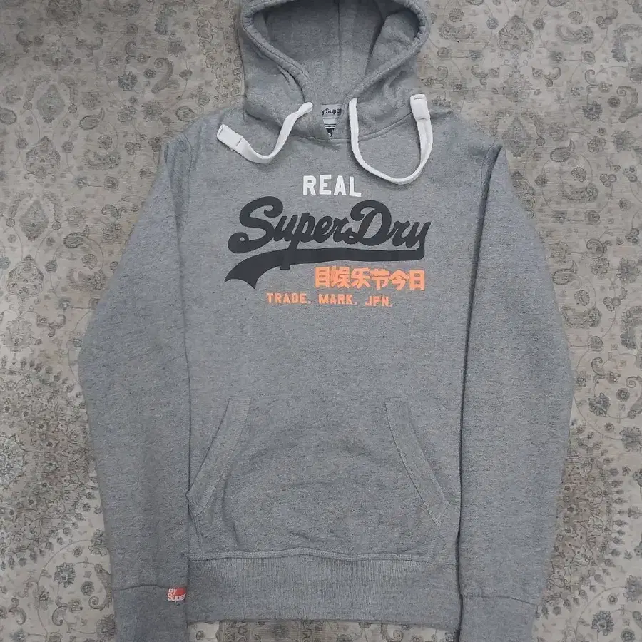 superdry 슈퍼드라이 로고 후드티 S (크게나옴) (100-103)