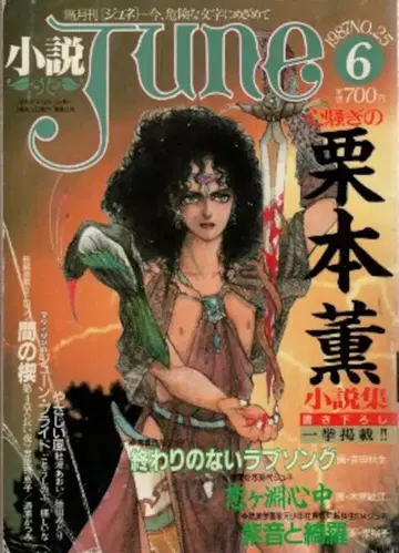 매거진 매거진 1987년(쇼와 62년)의 BL 소설 잡지 !! 소설 JUNE 8706