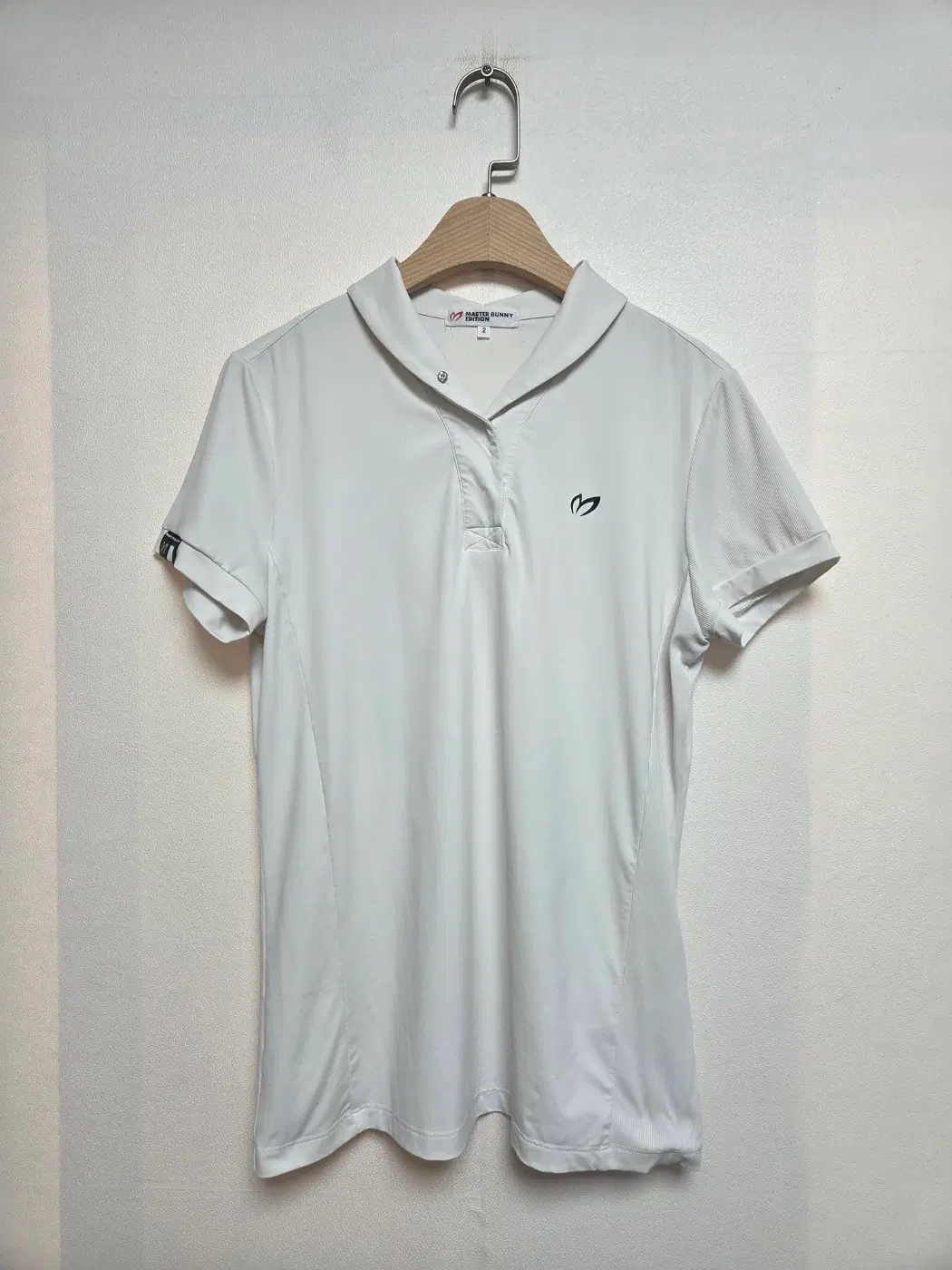 마스터바니에디션 여성 골프 카라 반팔티 크림(M) 260820_7