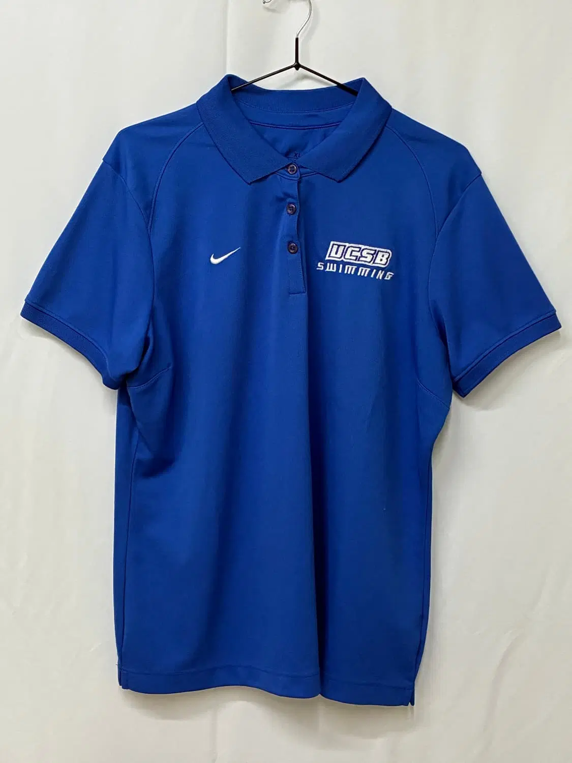 나이키 UCSB Swimming 스윔팀 폴로 셔츠 블루 XL