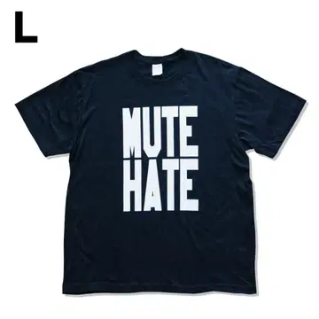 MUTE HATE 티셔츠/SS/L/블랙 (배송비 포함)
