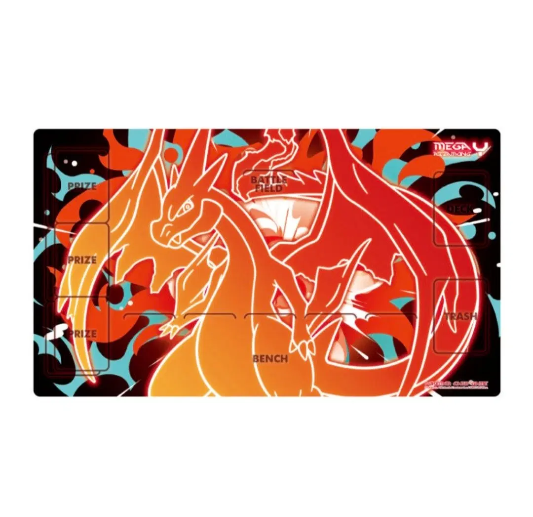 포켓몬 카드 TCG 플레이매트 메가 리자몽 y(미개봉)