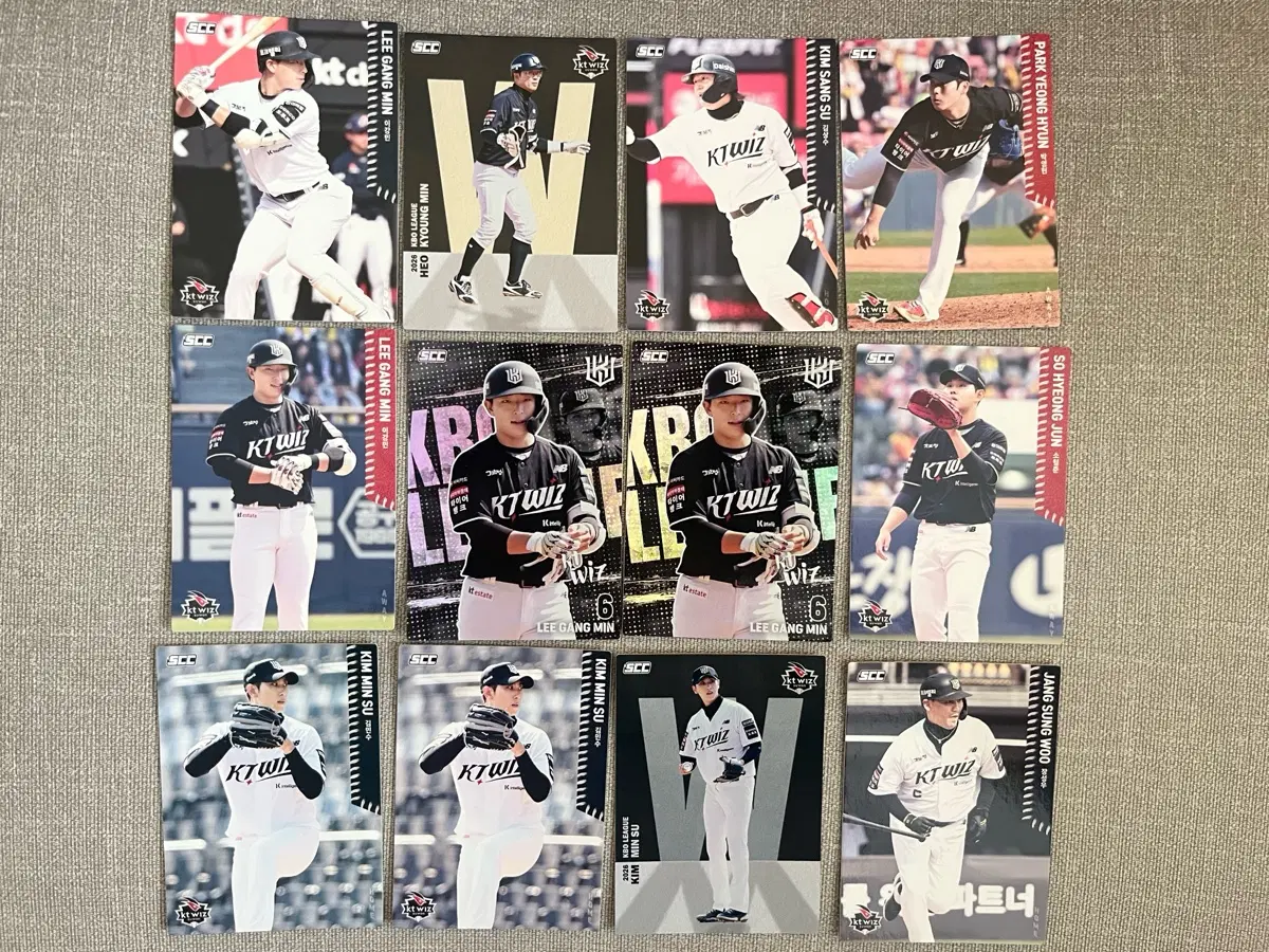 KT wiz 케이티 위즈 KBO 카드 일괄