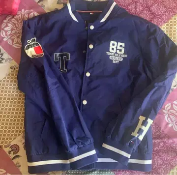 TOMMY HILFIGER 바시티 자켓 네이비