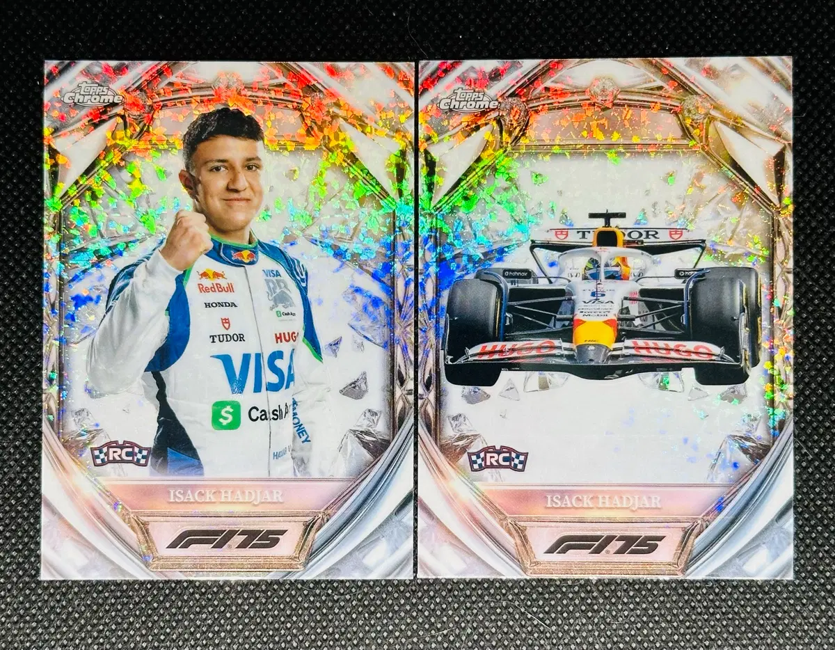 2025 f1 탑스 크롬 75주년 아이작 하자르 루키 카드 일괄