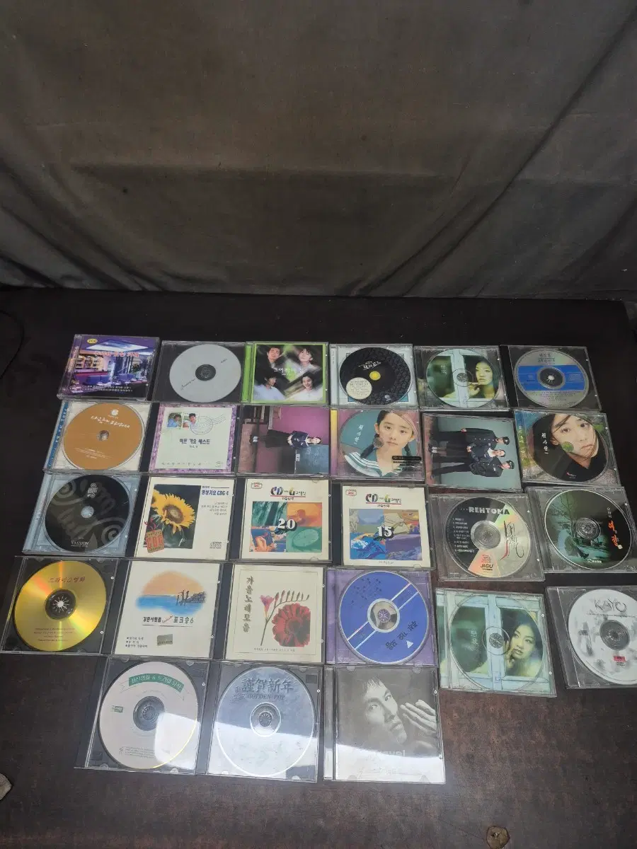 1990년대 가요 트로트 등 CD 앨범 모음