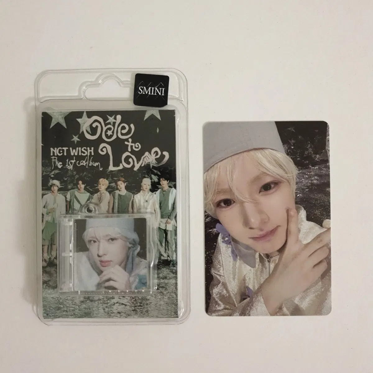 엔시티위시 오드투러브 스미니 앨범 키링 버전 풀세트 풀셋 사쿠야 포카