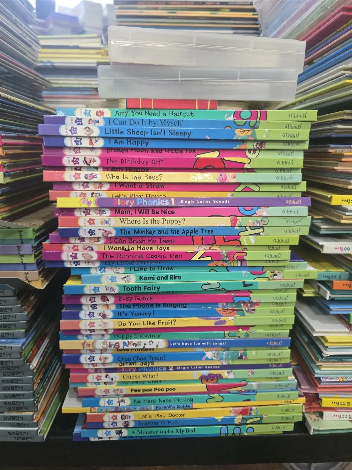 Talk Talk Playtime in English Level1~4 글뿌리 45권+CD20장 세트 어린이영어 중고책