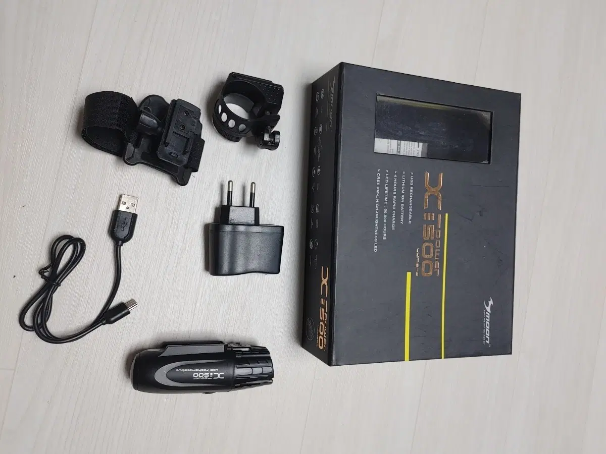 A급] 풀박 문라이트 X-POWER 500 자전거 전조등 판매합니다.(택포3만)