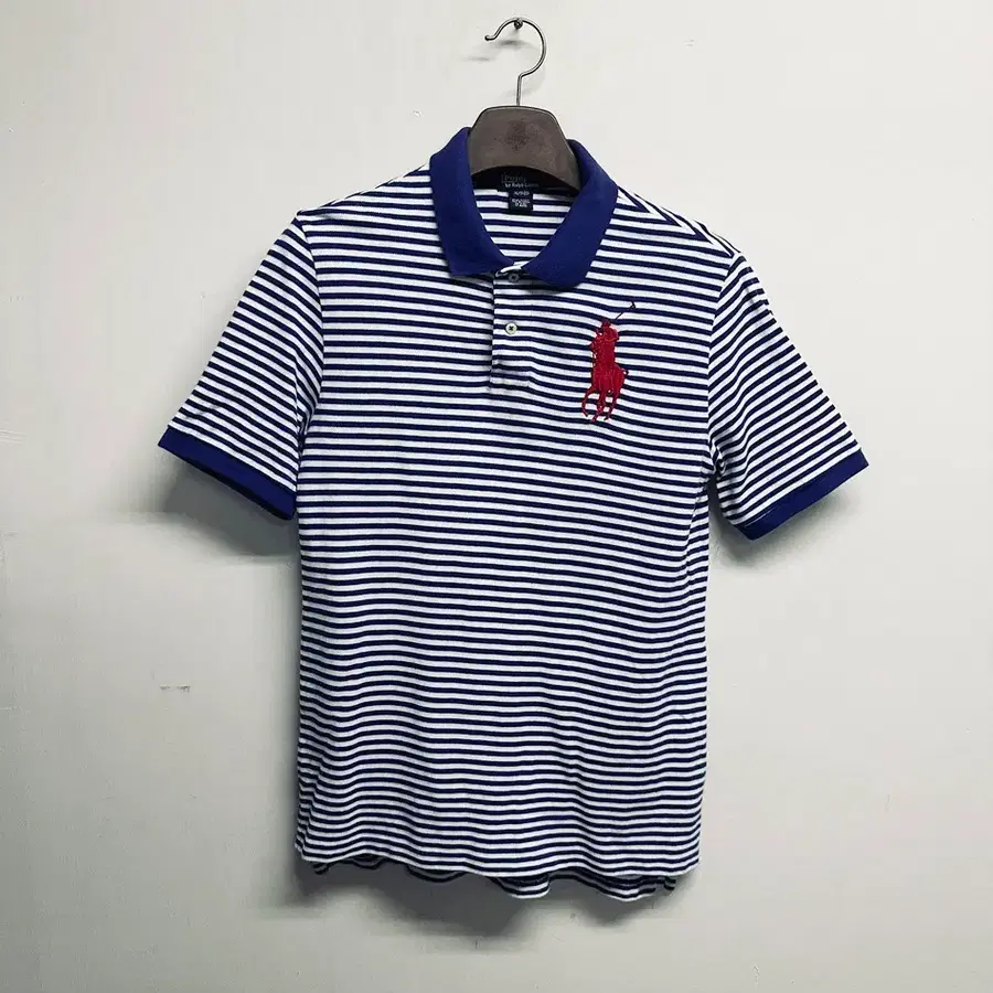 폴로 랄프로렌(POLO RALPH LAUREN) 빅 포니 스트라이프 반팔 카라티 / 피케셔츠 (XL/20 BOYS)