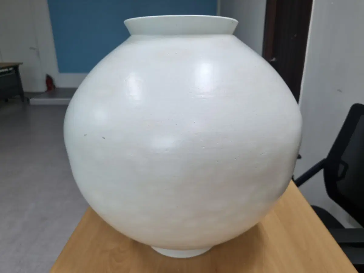 대형 백자 달 항아리