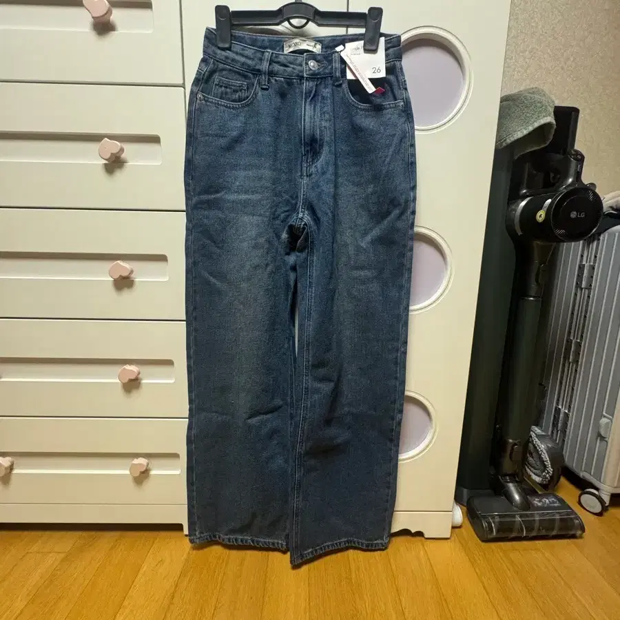 미쏘 인디고 피치기모 데님 (26)새상품