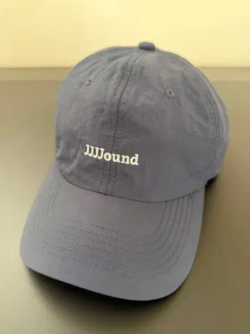 JJJJound 로고 위켄드 나일론 캡 네이비