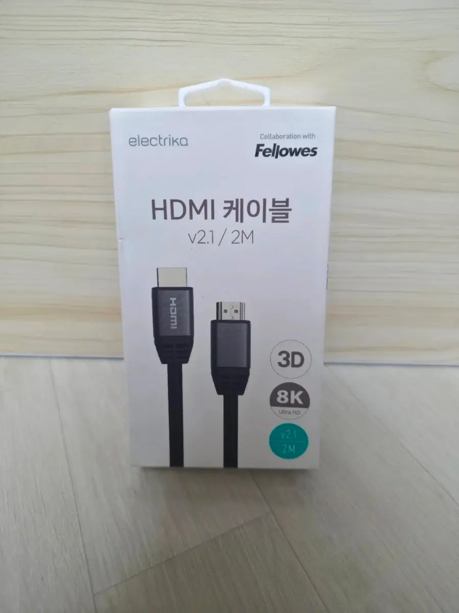 일렉트리카 Fellowes HDMI 케이블 V2.1 2M 8K