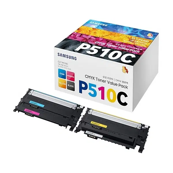 [삼성전자] 정품토너 CLT-P510C 4색 세트 (SL-C513/K:1.5K/CMY:1K)