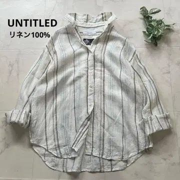 UNTITLED 린넨 100% 스트라이프 셔츠 NALYA 이탈리아제 원단 2