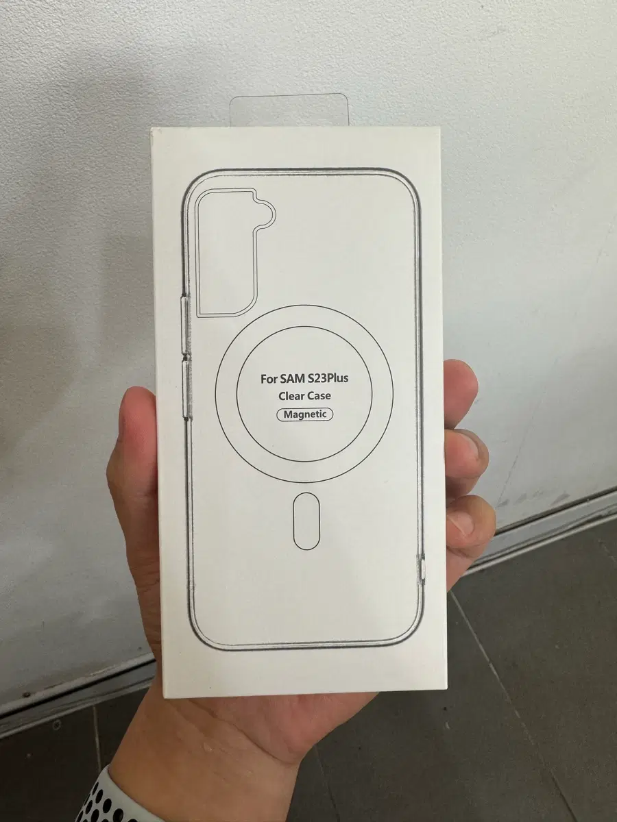 삼성 S23Plus 클리어 케이스 마그네틱