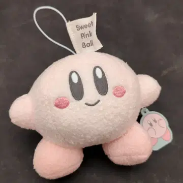 에스케이재팬 부드러운 촉감의 mini 봉제 인형. 커비 방긋
