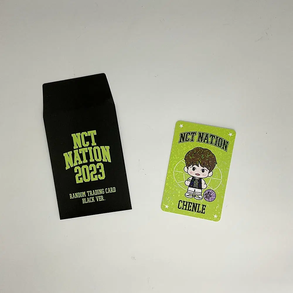 엔시티 천러 엔시티 네이션 투 더 월드 트레이딩카드 블랙버전 포토카드 NCT CHENLE NCT NATION : To The World PHOTOCARD BLACK_2