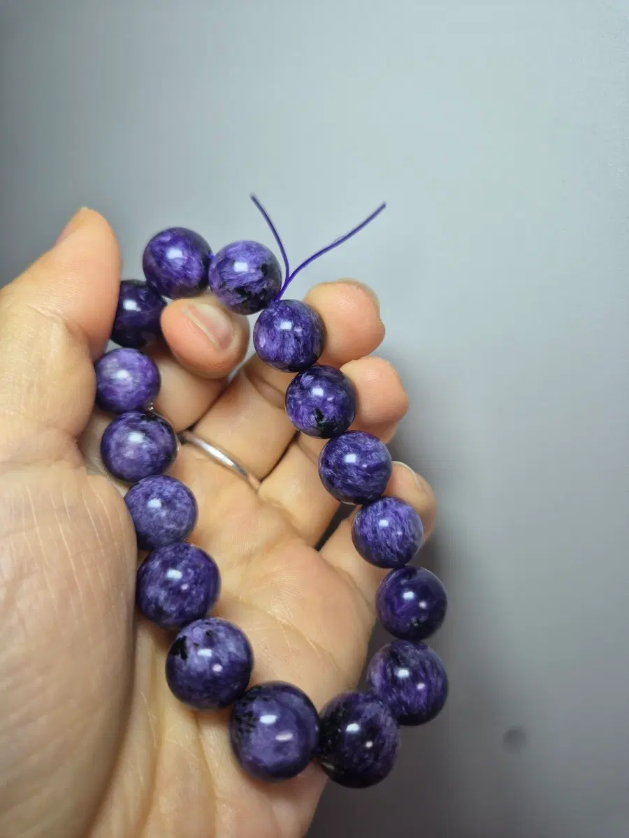 천연 차로아이트 13mm 팔찌