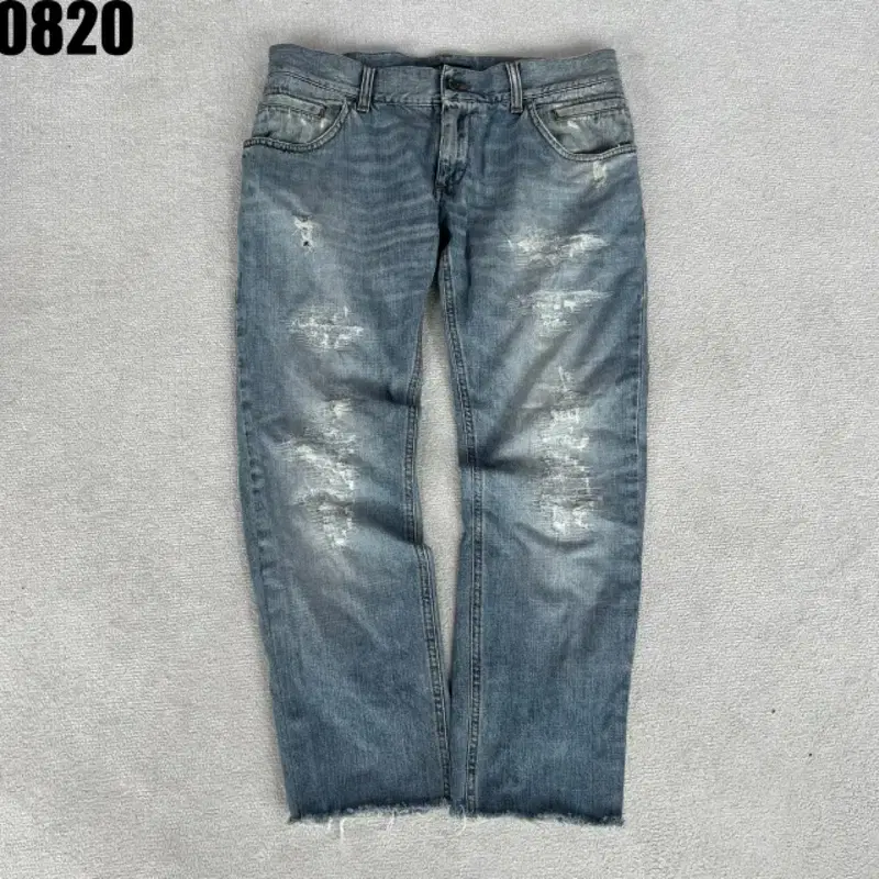 돌체앤가바나 워싱 청바지 35