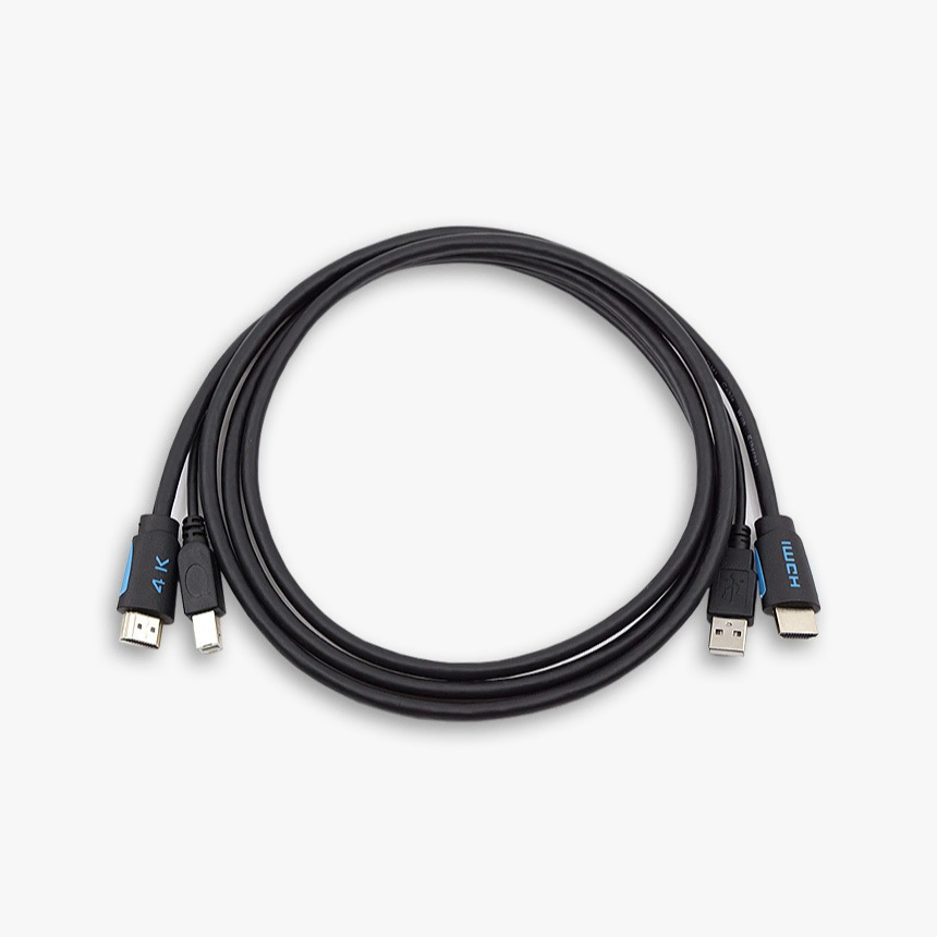 HDMI KVM 통합 4K 60Hz 고해상도 케이블 2m