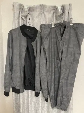 남성용 ZARA 셋업 카모플라주