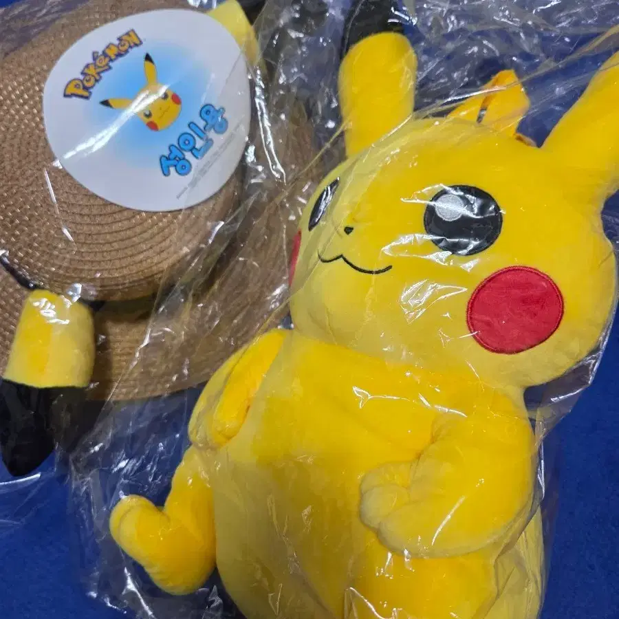 [포켓몬 별빛낙원] 피카츄 밀짚모자 성인용 + 배낭 세트