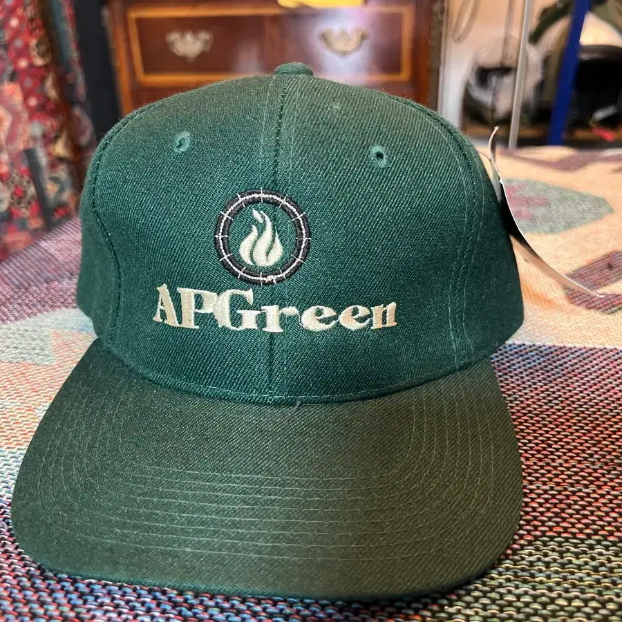 80s USA APGreen화물기업 데드스탁 캡(한국제조)