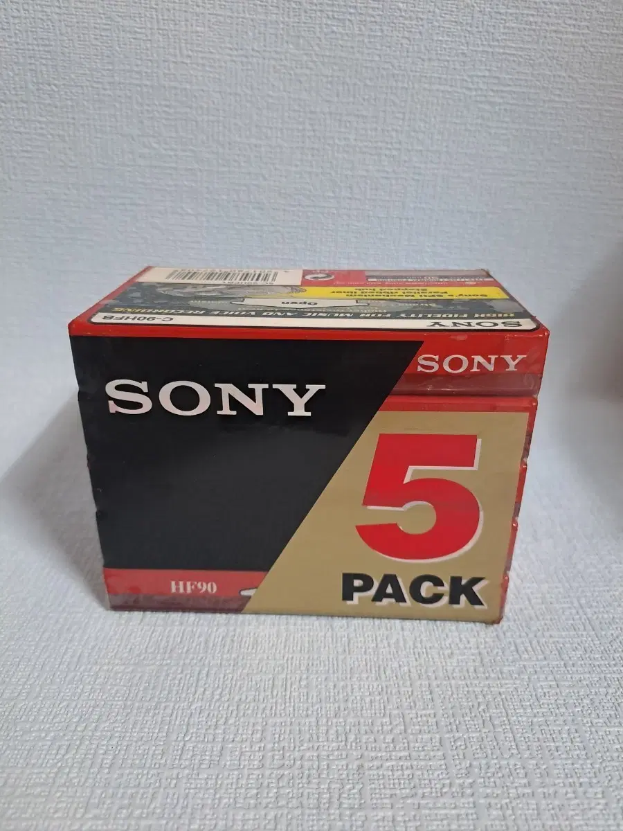 카세트 공테이프 [ 소니 ] SONY 오디오 카세트테이프 [ 미개봉 ] 5PACK