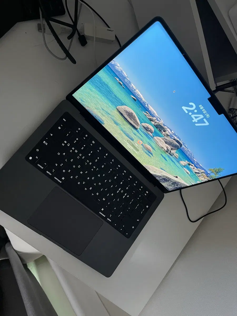 m3 pro 14 맥북 배터리 100% 단순개봉!