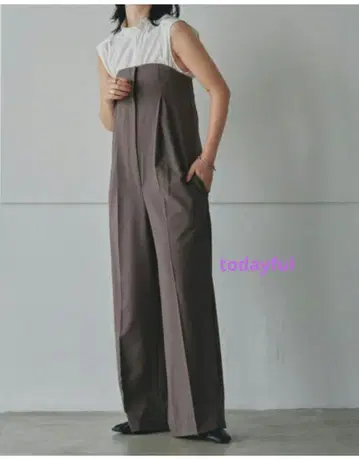 TODAYFUL Tuck Bare Combinaison (다크 그레이)