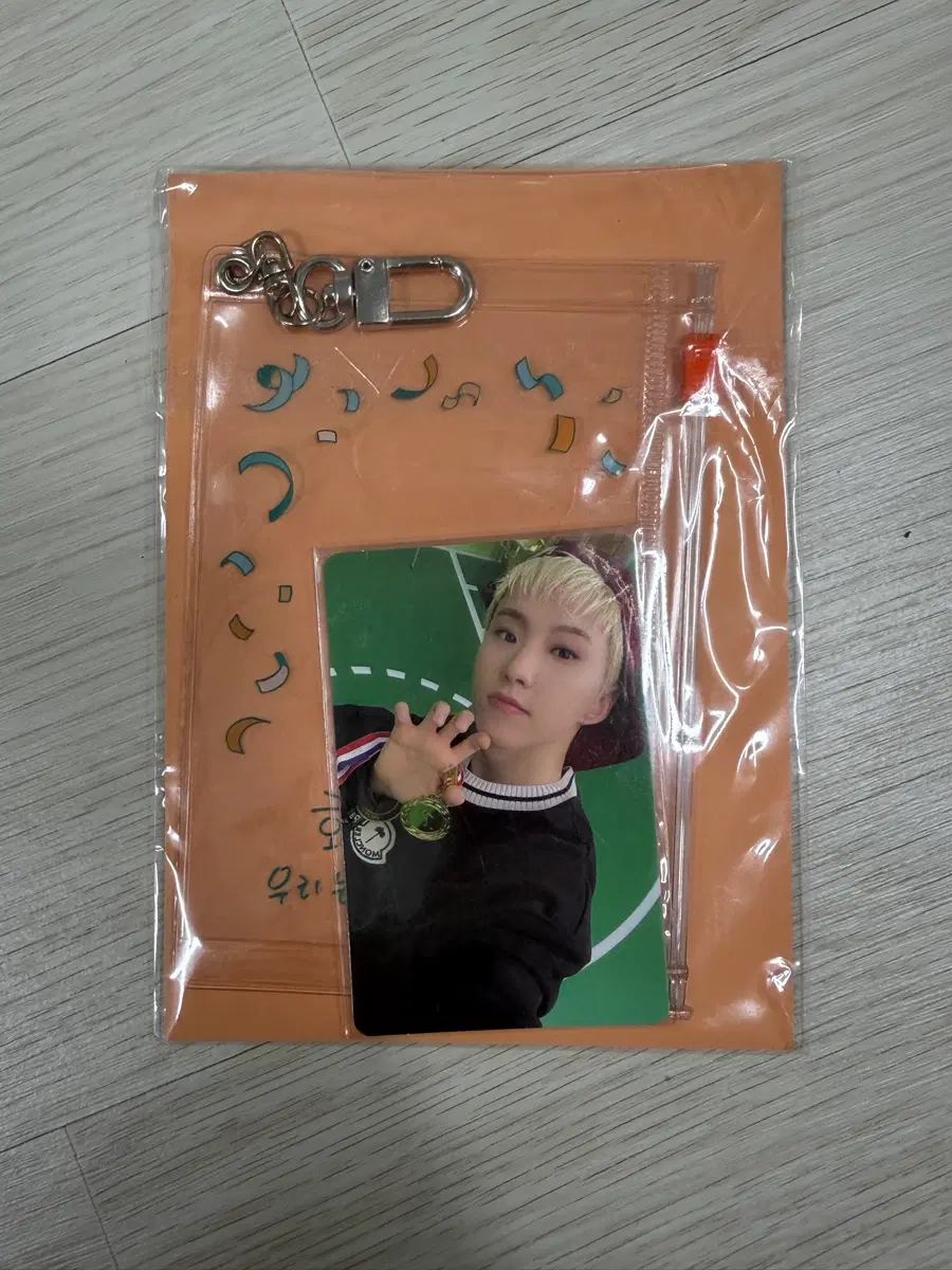 [B06] 세븐틴 호시 캐럿랜드 PVC 파우치 포토 키링