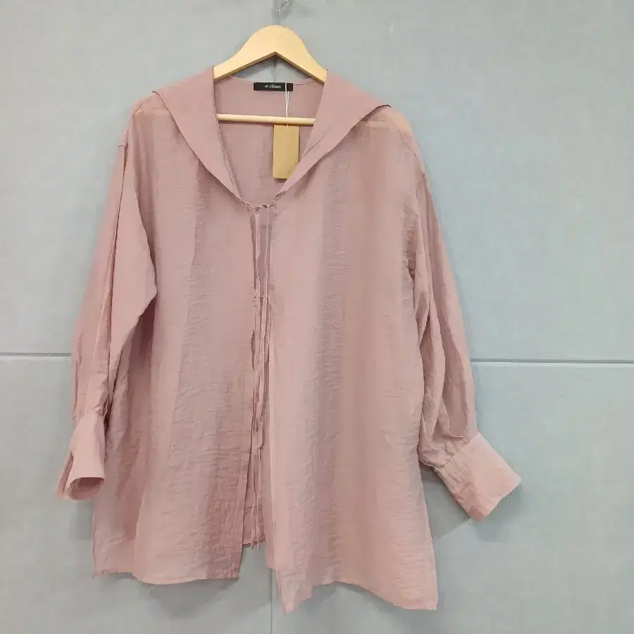 *w closet 핑크 블라우스