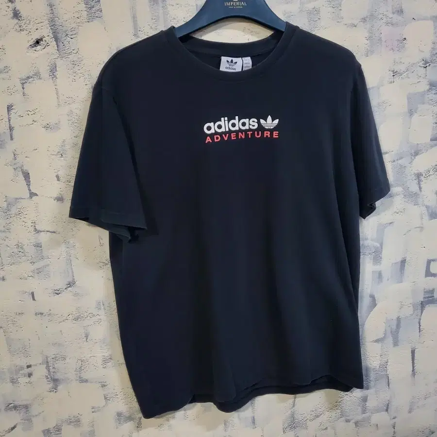 아디다스 어드벤처 반팔 티셔츠 블랙 3XL
