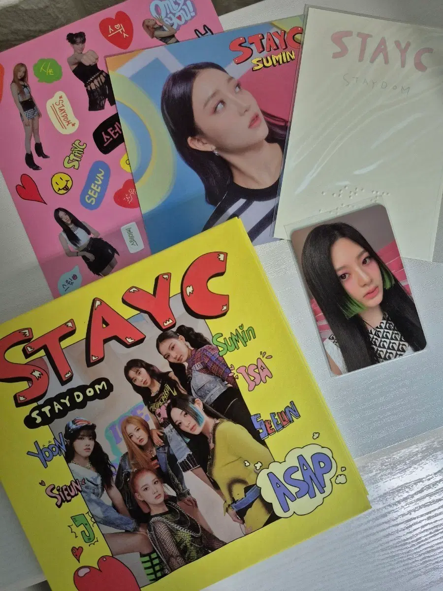 스테이씨 스테이덤 에이셉 ASAP 개봉 앨범 판매(포토카드 포함)