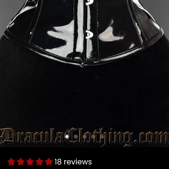 dracula clothing pvc 고스 뱀파이어 코르셋