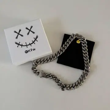 OKFW 체인 목걸이 실버 컬러