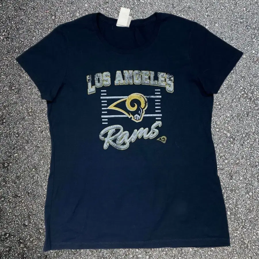 NFL 로스앤젤레스 램스 블록코어 여성 티셔츠 M