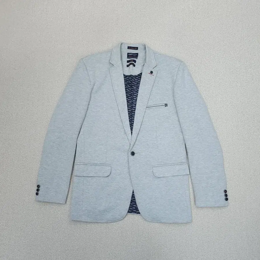 (L)라이트 그레이 남자 블레이저 캐주얼 정장 자켓