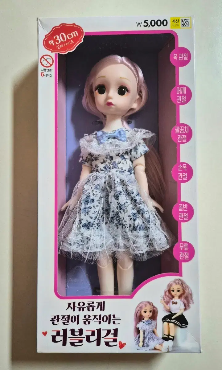 관절인형 러블리걸 30cm 인형놀이 새상품