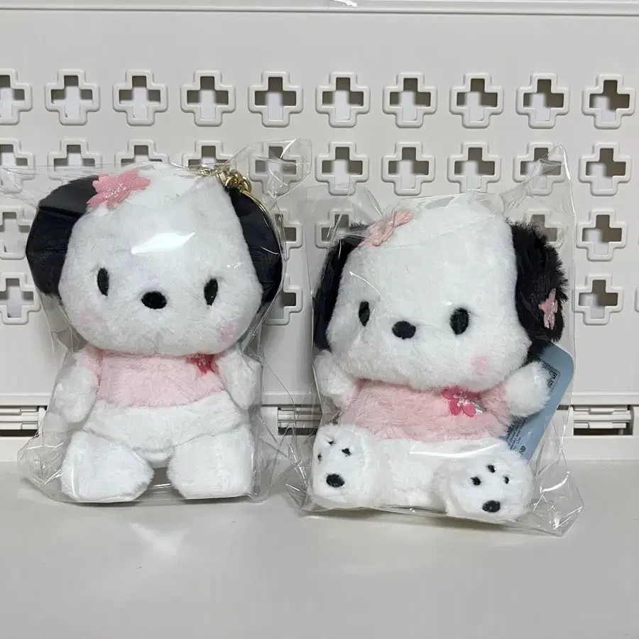 벚꽃 포차코 인형 키링 새상품