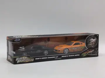 Jada Toys 1/32 DIE-CAST DOM'S DODGE CHARGER R/T & BRIAN'S TOYOTA SUPRA 97086
