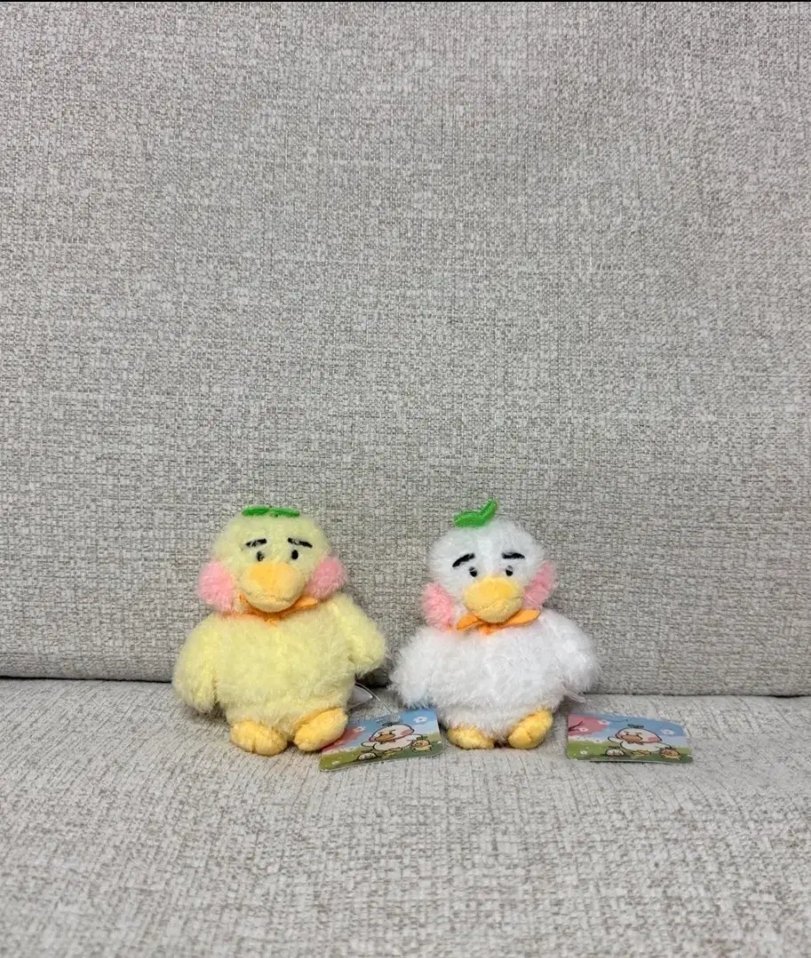 펭키친구 덕키 병아리 8cm 키링 인형