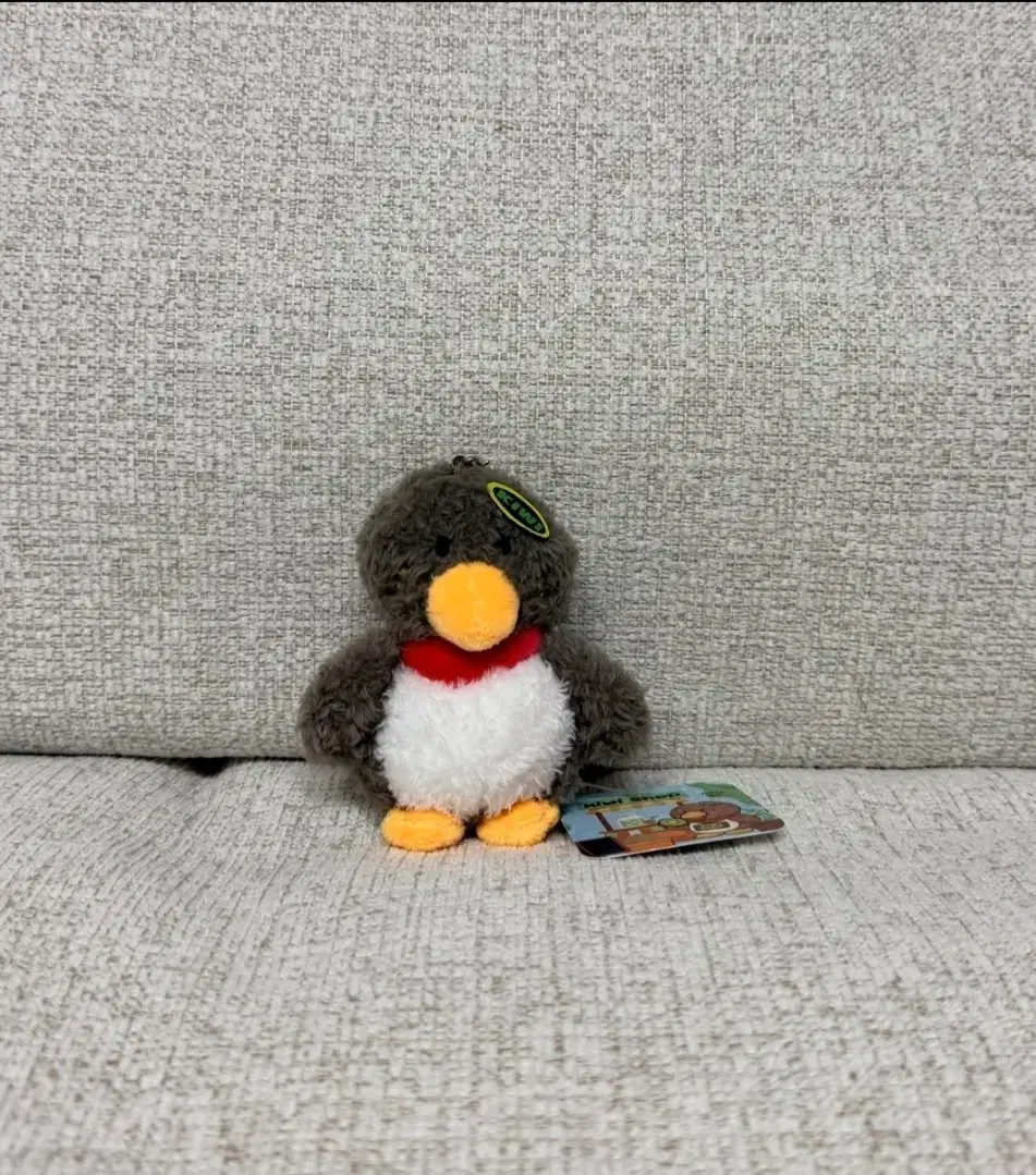 키위새인줄 아는 펭귄 펭키 8cm 키링 인형