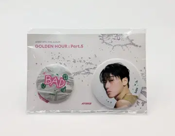 ATEEZ GOLDEN HOUR : Part.5 POP-UP SAN CAN BADGE SET