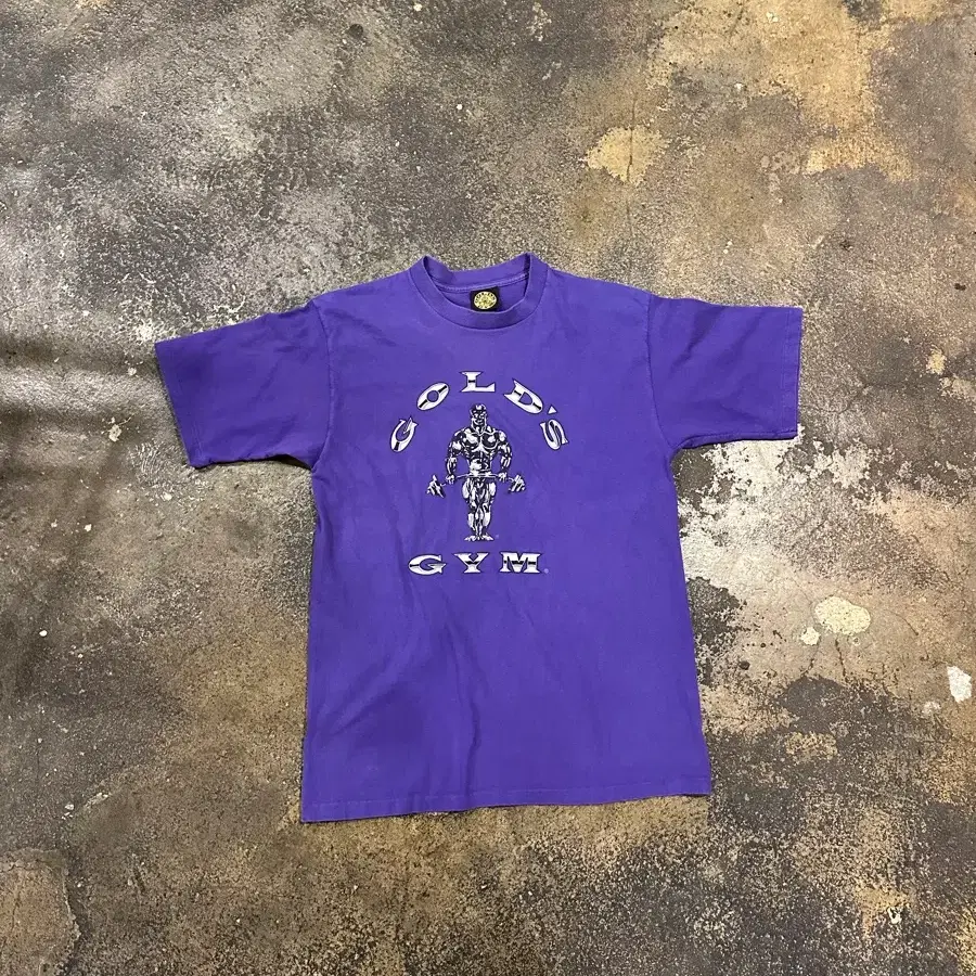 빈티지 90s Gold Gym 프로모션 티셔츠