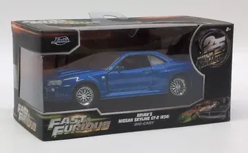 JADA TOYS 1/32 브라이언의 닛산 스카이라인 GT-R (BNR34) 97185