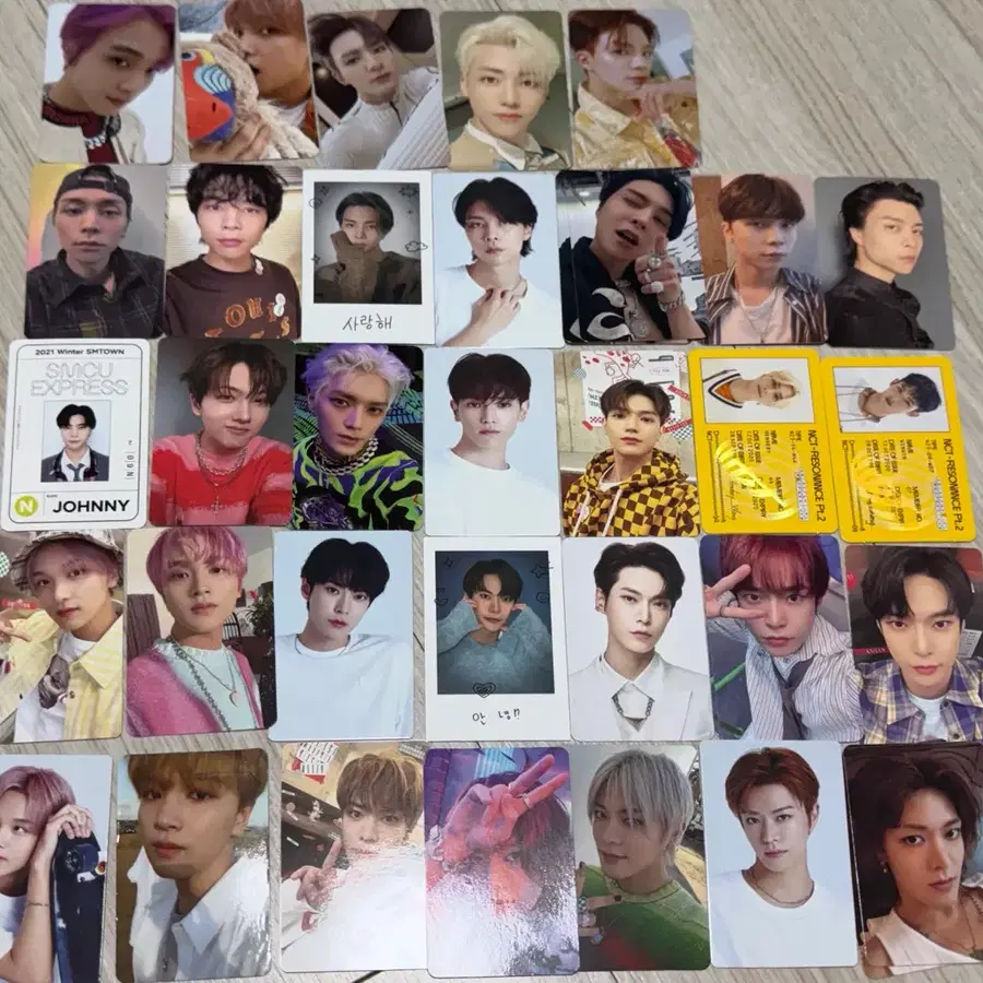 NCT 포토카드 일괄 (쟈니, 제노, 재민, 해찬 등)